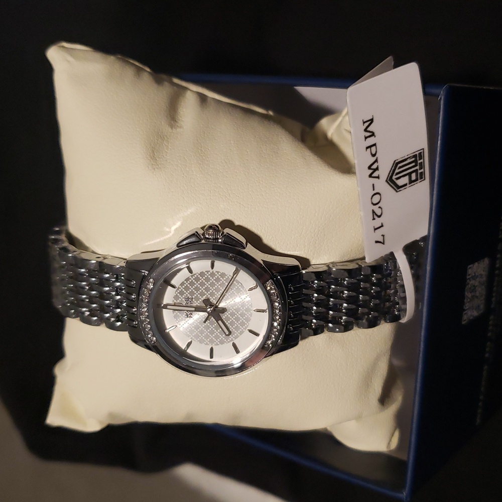 Silver Watch by Montres Prestige